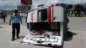AMBULANS LE TIR ARPITI 1 L 4 YARALI !!!