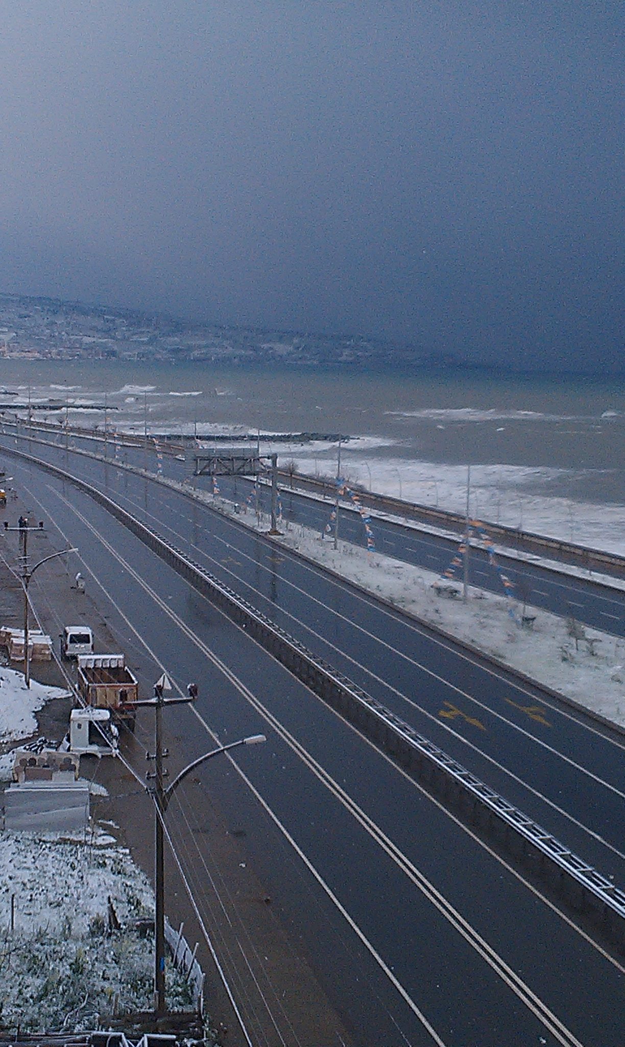 YOMRA` DA HER YER BEMBEYAZ!!!