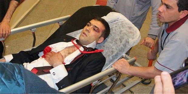 Seimde silahl kavga: Biri polis, 9 kii yaraland 