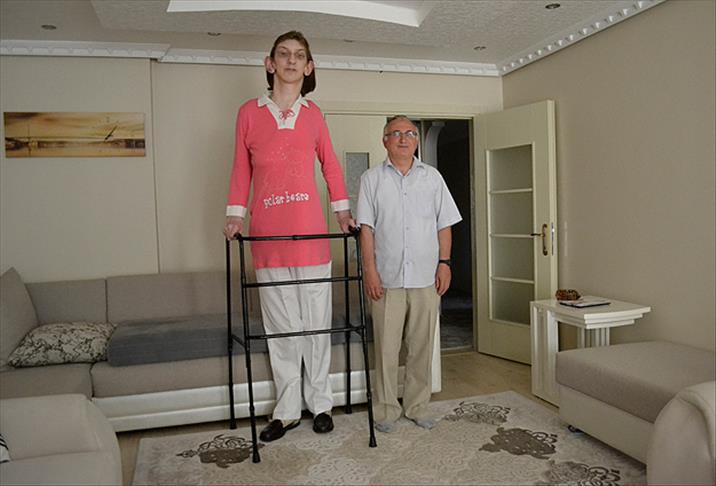 Karabkl Rmeysa 2,13`lk boyuyla dnya rekoru krd